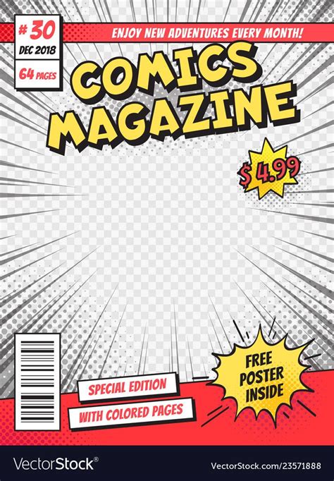 Makebeliefscomix.com is a comic strip creator easy enough for children to use, but there are enough options for adults to get a message across, too. Comic book cover comics books title page funny vector ...