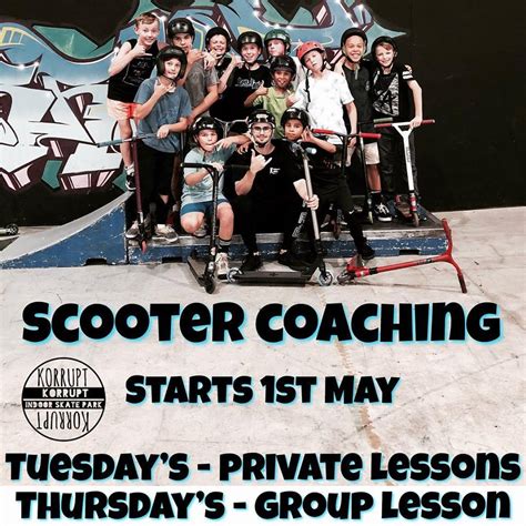 Scooter Coaching Korrupt Skate Park Group Lessons Proscooter