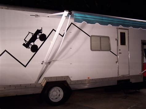 Po Mans Toy Hauler With Graphics And Awning Installed Build Thread