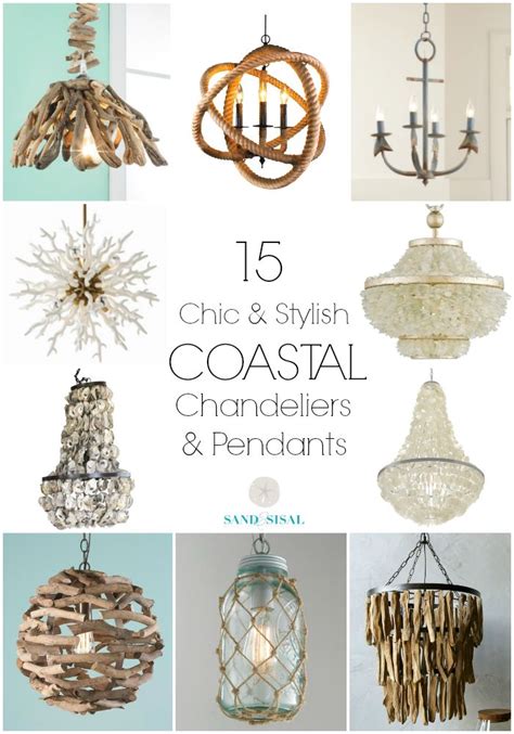 Coastal Chandeliers And Pendants Nautical Decor