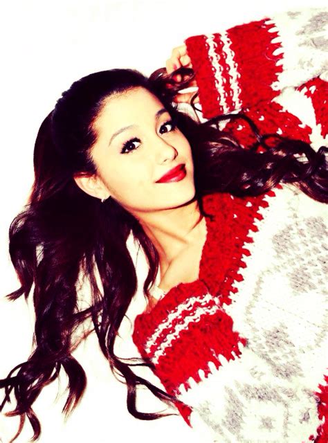 Ariana Grande At Christmas Photo Shoot Image 1063258 By Nastty On