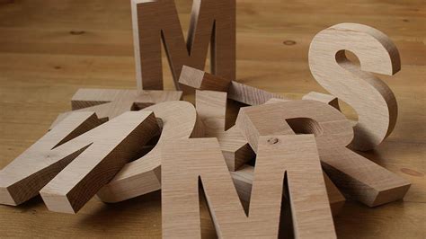 Wooden Letters Chunky By Letters Etc Wooden Letters Wooden Block