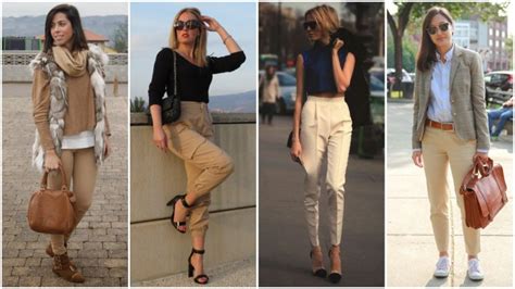28 Outfits con pantalón beige casuales y elegantes que tu jefa envidiara
