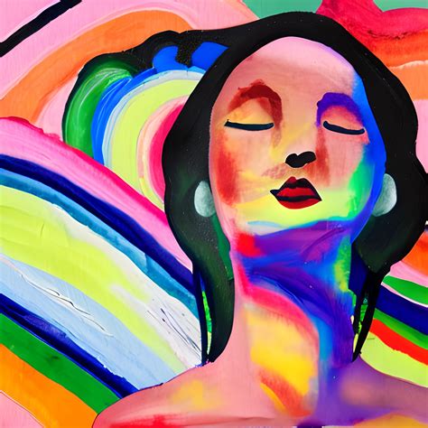 Colorful Abstract Woman Face Free Stock Photo Public Domain Pictures