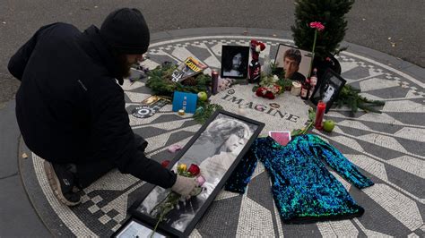 John Lennon Remembered At Strawberry Fields In Nyc