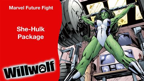 Marvel Future Fight A Force She Hulk Package Youtube