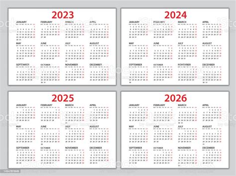 Calendar 2023 2024 2025 2026 Template Planner 2023 2024 2025 2026 Year