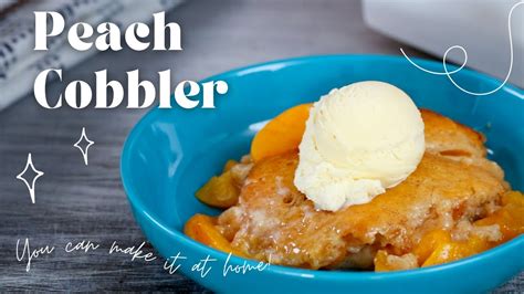 Peach Cobbler But Better The Most Amazing Peach Cobbler Youtube