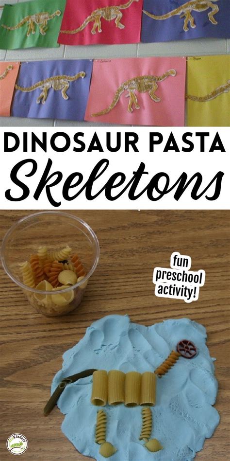 Prekinders Shares Two Ways To Make Dinosaur Pasta Skeletons With Your