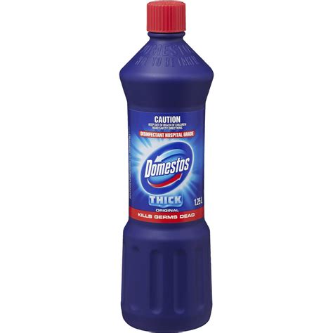 Domestos Disinfectant Bleach Toilet Cleaner Original 125l Woolworths