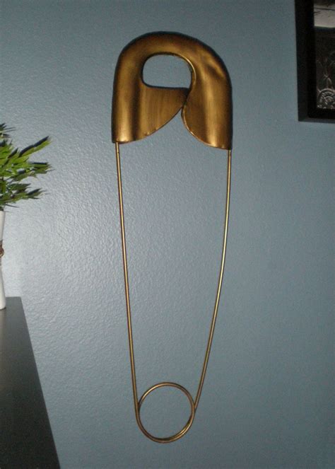 Giant Vintage Safety Pin Metal Wall Decor By Kellzstuff On Etsy1071 X