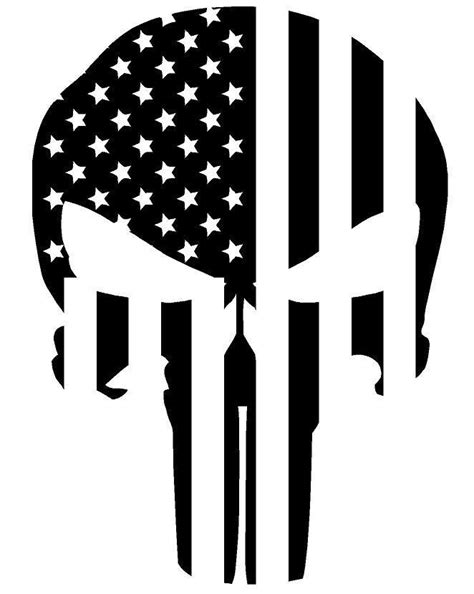 Flag Punisher svg | Etsy