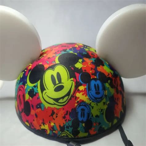 disney glow with the show mickey mouse light up ear hat cap disney parks 43 86 picclick