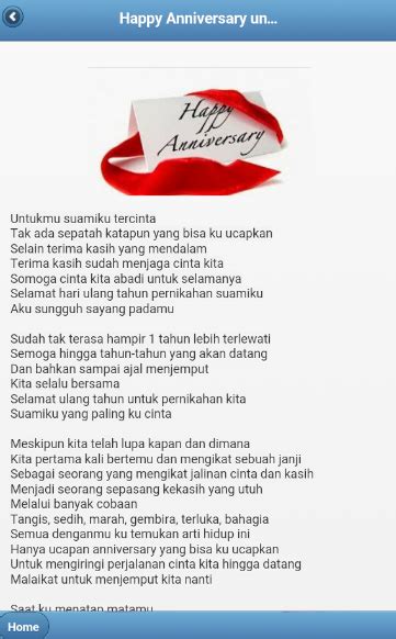 Kata kata happy anniversary untuk pasangan suami istri. 140+ Kata Kata Ucapan Happy Anniversary (2020) Singkat ...