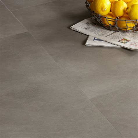 Colours Grey Modern Stone Effect Luxury Vinyl Click Tile Flooring Pack