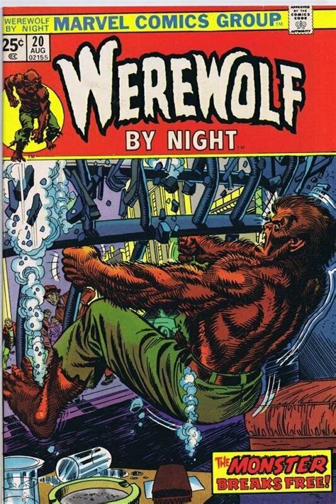 Werewolf By Night 20 Original Vintage 1974 Marvel Comics Comic Books Bronze Age Marvel