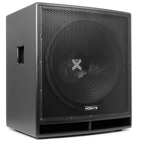 Vexus Pro 18 Inch Powered Dj Active Subwoofer Bass Bin Sub Speaker 1200w