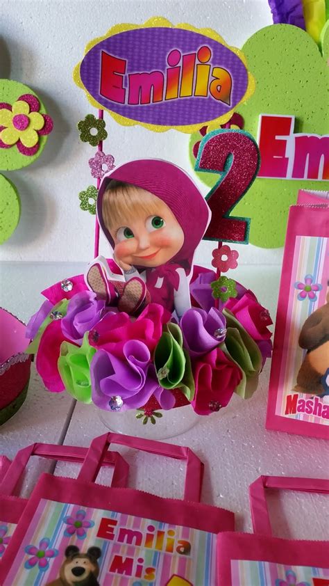 Ideas bonitas para decorar fiestas bodas quince años manualidades decoracion de interiores y mas. DECORACIONES INFANTILES: masha y el oso