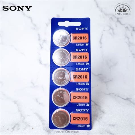 Jual Baterai Sony Cr Original Lithium Kancing V Jam Tangan Di