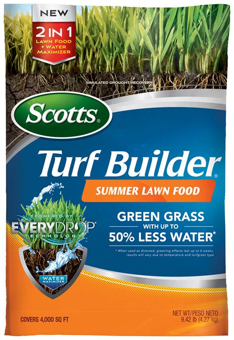 Scotts turf builder summerguard lawn food with. Scotts® Turf Builder® Summer Lawn Food - Scotts