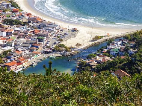 A View Of Barra Da Lagoa Village And Beach From Above Florianopolis