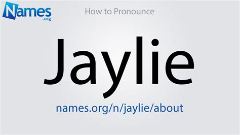 How To Pronounce Jaylie YouTube