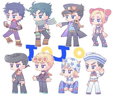 Pin De Yuko Itami En Jojos Bizzare Adventure Chibi La Extraña