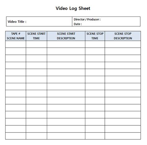 This printable employee log sheet tracks the attendance of an employee as well as their contact information. 5-2.Logging sheets for editing | Jin Ah Kwon