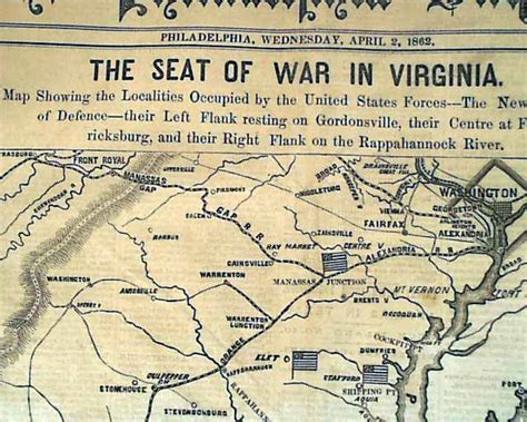 Civil War Map Of Virginia