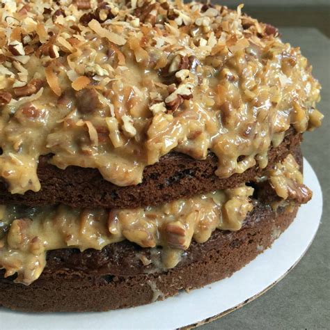 Remove from heat and stir in vanilla, nuts and coconut. German Chocolate Cake Frosting - Heavenly Recipes