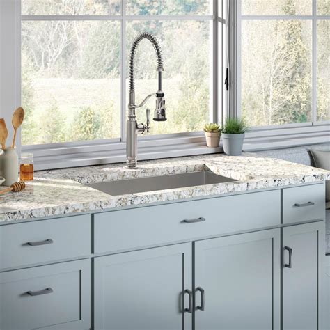 Get trade quality kitchen sinks priced low. KOHLER Strive Undermount Stainless Steel 29 in. Single ...