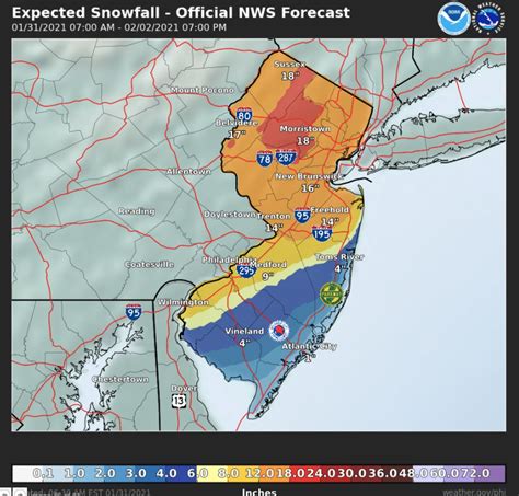 Nj Weather Major Snowstorm Set To Blast State With 18 Inches In Some