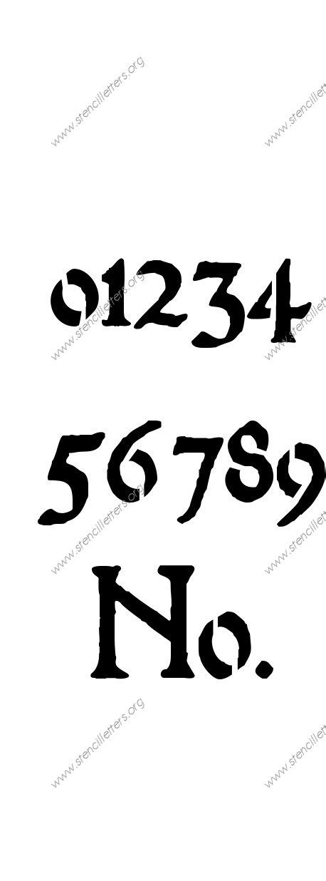 Calligraphy Penmanship Letter Stencils Numbers And Custom Made To Order