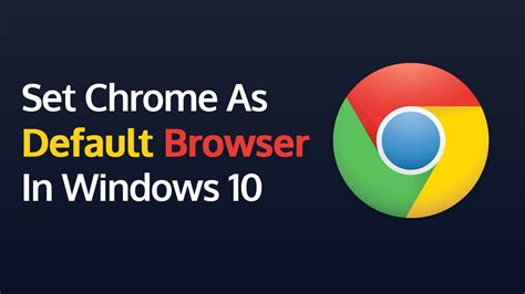 May 06, 2021 · if you are on windows 10, go on all apps on the start menu. How To Set/Make Google Chrome Your Default Browser on ...