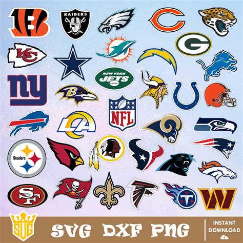 NFL Team Logo Svg National Football League Svg NFL Svg NF Inspire