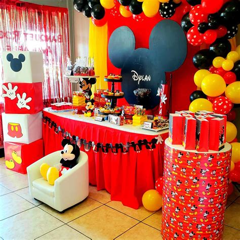 Mickey Mouse Birthday Party Ideas Photo 1 Of 17 Catch My Party