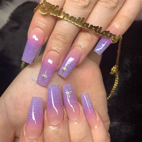 16 Purple Acrylic Nail Design Ideas Moms Got The Stuff