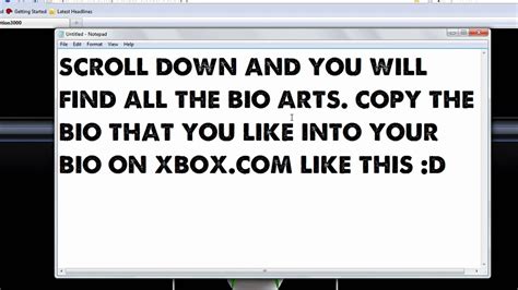 How To Get A Cool Bio Art For Xbox 360 Hd Youtube