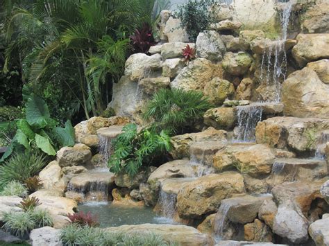 tropical-waterfall-in-florida-backyard-waterfalls-backyard,-backyard