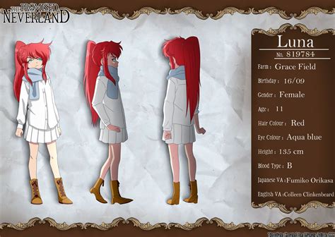 The Promised Neverland Luna Oc Template By Elementalalchemist03 On Deviantart Personagens