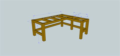 Planning on building a corner desk? Need advice on my corner desk plans - Woodworking Talk ...