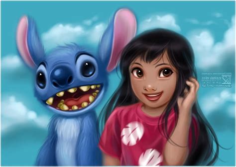 Awesome Lilo And Stitch Art Disney Art Disney Fan Art Lilo And Stitch