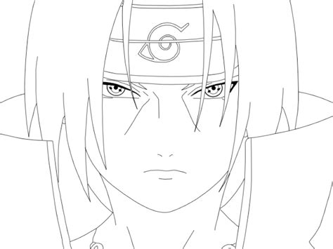 Lineart Itachi By Boing Paradise On Deviantart