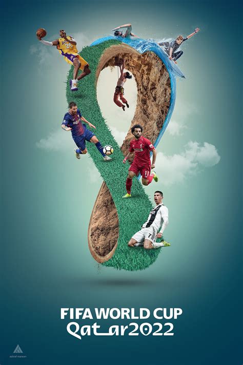 Qatar 2022 World Cup Poster On Behance Aria Art