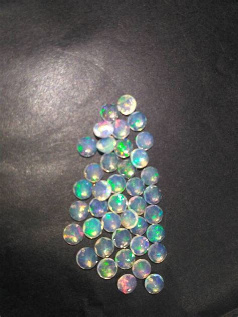 10 Pieces 4mm Ethiopian Opal Faceted Round 4mm Opal Round Etsy