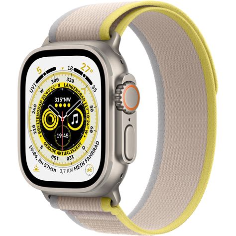 Apple Watch Ultra Ti 49mm Trail Loop Yellowbeige Ml Lte Ios