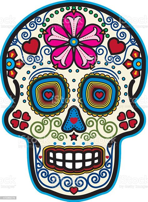 Day Of The Dead Sugar Skull Stock Illustration Download Image Now