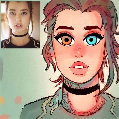 Illustrator Turns Strangers Into Manga Like Characters And The Result