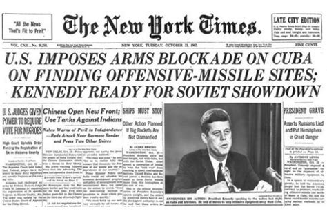 Cuban Missile Crisis October 22 The Day Kennedy Stood Up