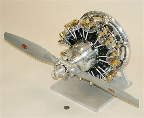 Jt Cylinder Radial Model Airplane Engine Designed And Built By